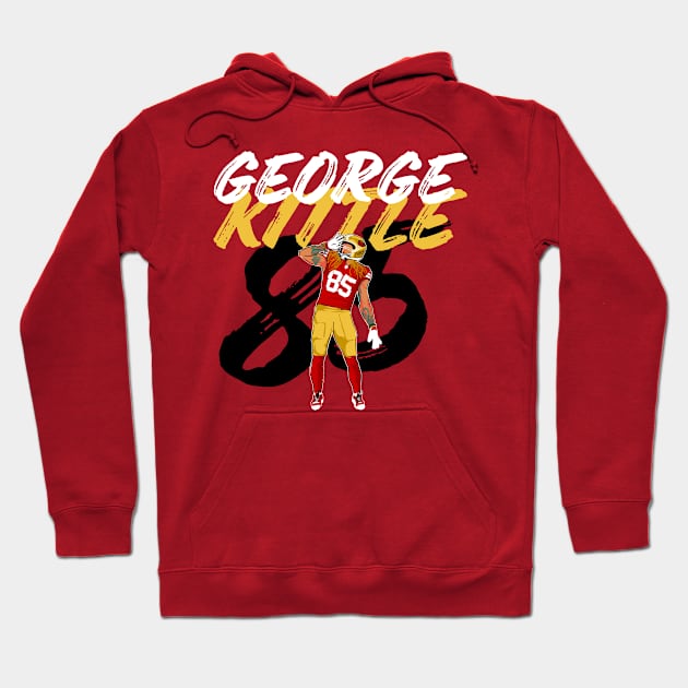 George Kittle 85 celebration Hoodie by Mic jr